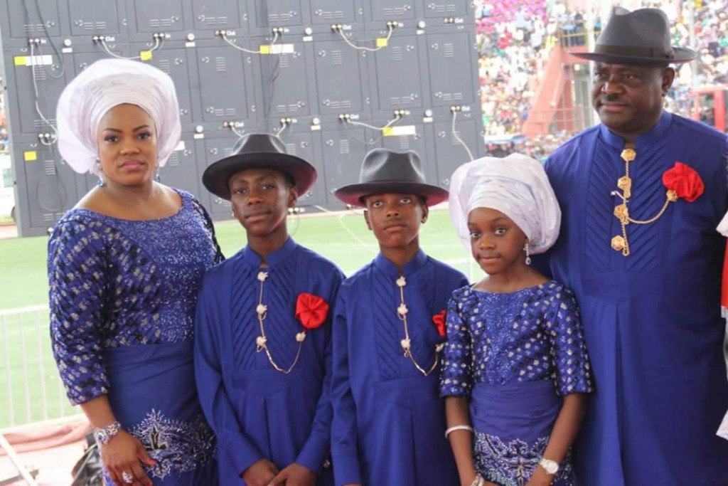 Gov. Wike and his family