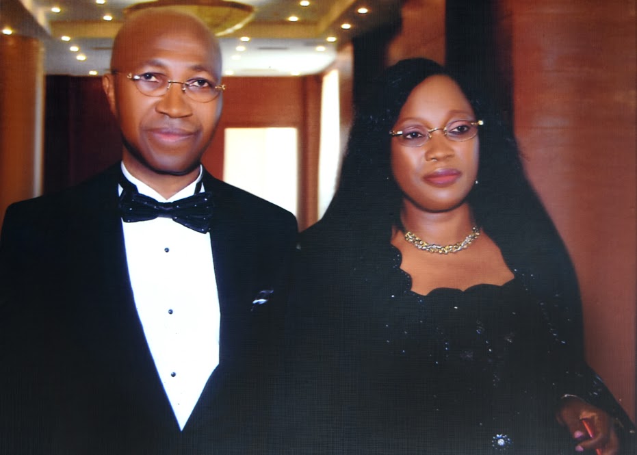 Chief Wole Olanipekun, OFR, SAN, and his wife, Princess Omolara Olanipekun, during the Public Presentation of "The Voice of Law & Social Change: Speeches & Thoughts of Chief Wole Olanipekun, SAN, to celebrate the 20th Anniversary of the call to the Inner Bar of Chief Olanipekun, SAN, at the Oriental Hotel, Lagos, on the 22nd of July, 2011.