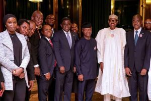 The Nigeria Bar Association Exco members visit Aso Rock