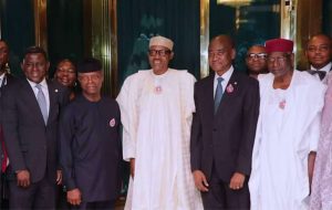 The Nigeria Bar Association Exco members visit Aso Rock