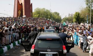 President Buhari in kano