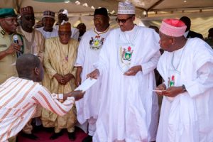 President Buhari in kano