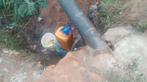 Burst pipe
