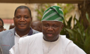 Gov. Ambode and Idowu Ajanaku