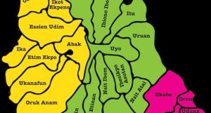 Akwa Ibom State map