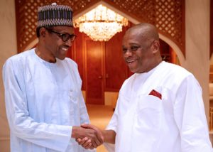 President Buhari and Orji kalu