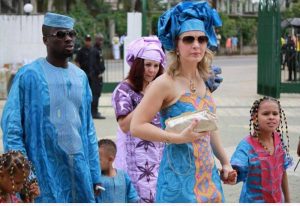 Emmanuel Ebue and his family