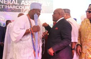 Gov. Nyesom Wike and Ooni of Ife