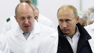 Yevgeny Prigozhin and Vladimir Putin
