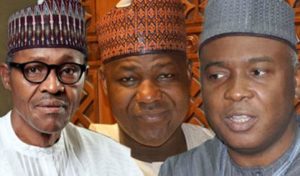 Buhari, Dogara and Saraki