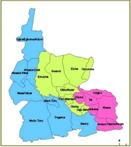 Map  of Rivers State