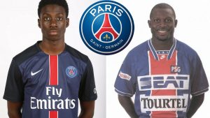 Tim Weah and his dad, George Weah
