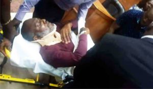 Olisa Metuh Collapsed in Court in abuja
