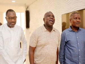 Otedola, Ambode and Dangote