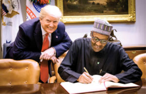 Trump with Buhari