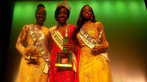 L-R: Miss Ondo – Ayoyemi Ajimatanrareje, First Runner-up; Miss Nigeria USA – Idara Inokon and Miss Lagos – Susan Adeyemi, Second Runner-up.