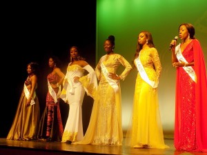 The Six Finalists at the Miss Nigeria USA 2017 pageant on Saturday night in New York