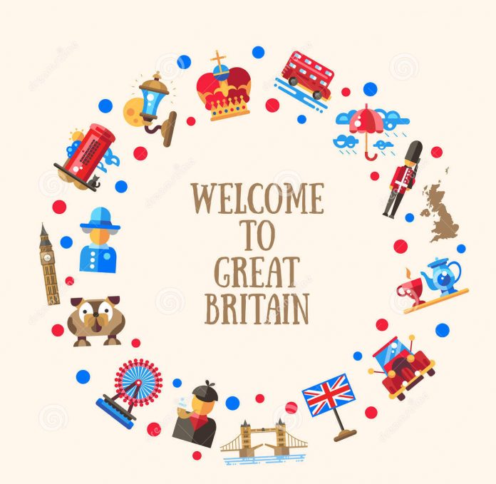 Great Britain circle card