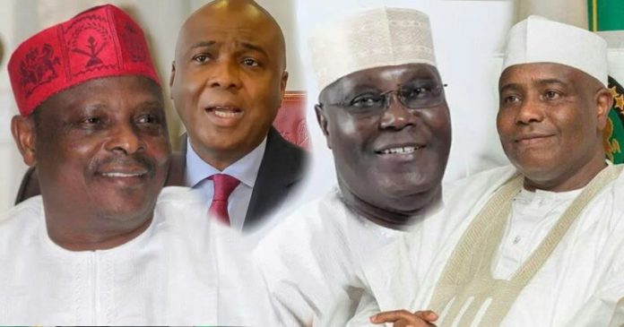Kwankwaso, Saraki, Atiku and Tambuwal