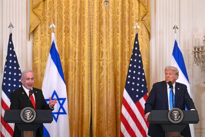 AFP__20250205__36X836L__v2__Preview__TopshotUsIsraelDiplomacyNetanyahuTrump