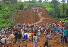 21 dead, over 30 missing in Kenya landslide