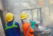 Millions lost as fire razes ex-governor’s Abuja building